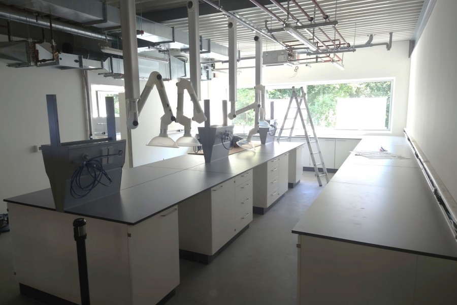 New labs under construction at Tech Lane 66.