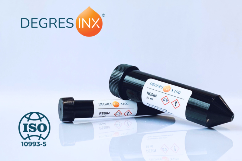 The new product DEGRES INX comes in 2 sizes: 10 and 20ml.