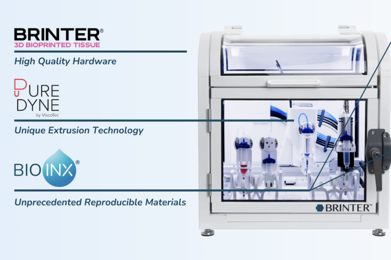 BIO INX, Puredyne, and AM Technologies by Brinter Unite